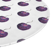 Planche À Découper Table de coupe en verre cerise (Coin)