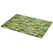 Planche À Découper Table de coupe en verre de style champêtre - Conce (Coin)