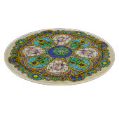 Planche À Découper Table de coupe en verre d'été Nouveau (Coin)