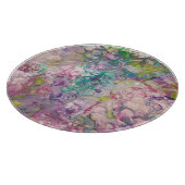 Planche À Découper Table de coupe en verre rond (Coin)