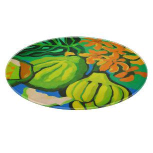 Planche À Découper Table de coupe ronde tropicale