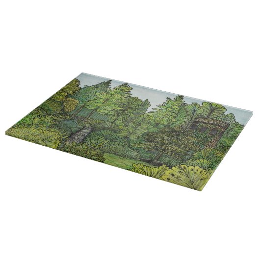 Planche À Découper Table de coupe - Tour d'horloge - Longwood Gardens (Coin)