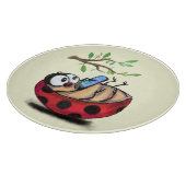Planche À Découper Table de découpe drôle Happy Ladybug avec téléphon (Coin)