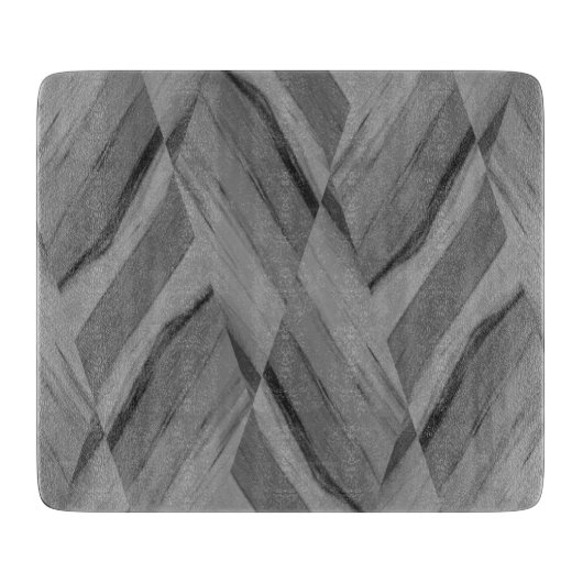 Planche À Découper Table de découpe en marbre gris complexe (Devant)