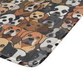 Planche À Découper Table de découpe Motif de chiot (Coin)