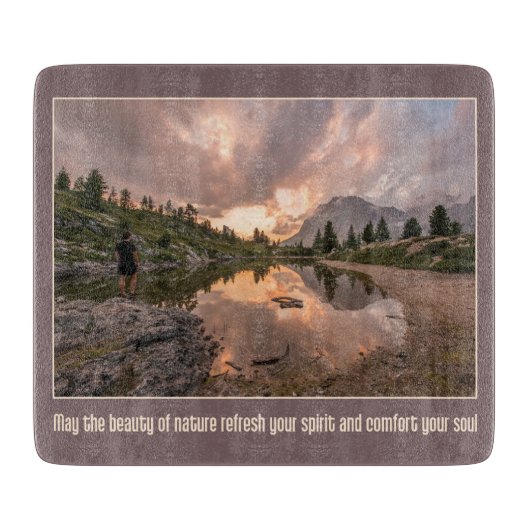 Planche À Découper Table de découpe Mountain Pond (Devant)