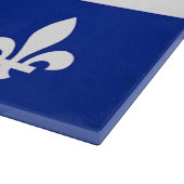 Planche À Découper Table de découpe patriotique avec Drapeau du Québe (Coin)