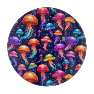 Planche À Découper Table de méduses colorées