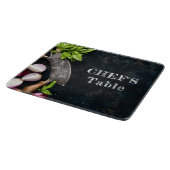 Planche À Découper Table du chef cuisine rustique texte de la nourrit (Coin)