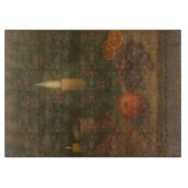 Planche À Découper Table Évergreen – Lumière de Chandelle et Sérénité (Devant)