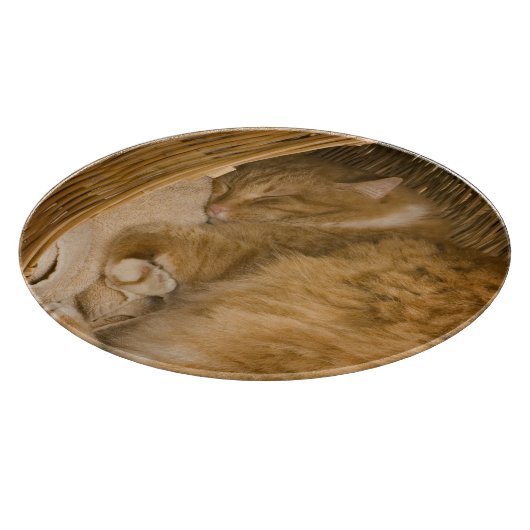 Planche À Découper Table orange dormant dans le hamper (Coin)