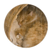 Planche À Découper Table orange dormant dans le hamper (Devant)