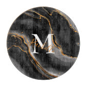 Planche À Découper Table ronde de découpe en marbre (Devant)