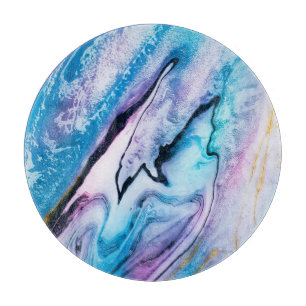 Planche À Découper Table ronde de découpe en marbre