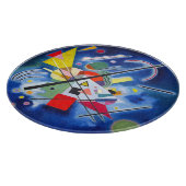 Planche À Découper TABLEAU - 12" - "Peinture bleue" - Kandinsky (Coin)