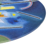 Planche À Découper TABLEAU - 12" - "Peinture bleue" - Kandinsky (Coin)