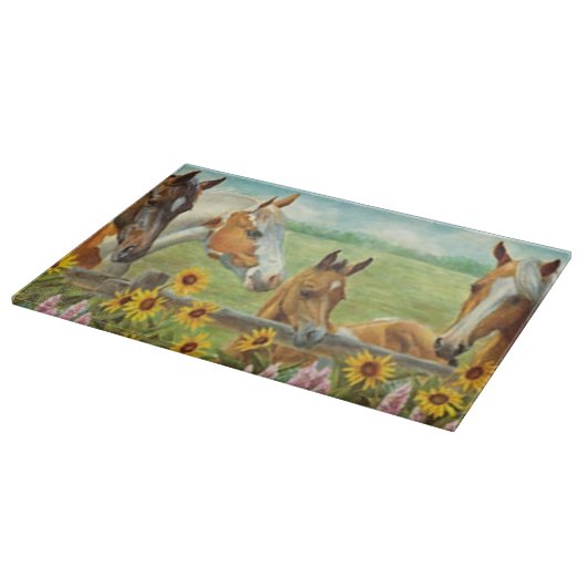 Planche À Découper Tableau Cheval (Coin)