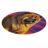 Planche À Découper Tableau Chow Chow (Coin)