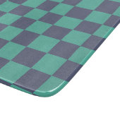 Planche À Découper Tableau de bord bleu et vert (Coin)