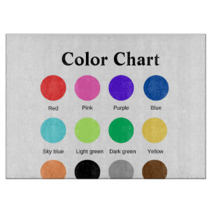 Planche À Découper Tableau de couleurs pour l'école enseignant enfant