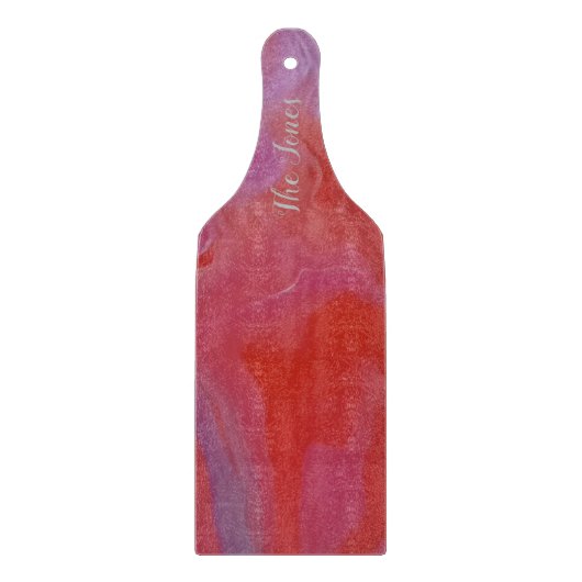 Planche À Découper Tableau de coupe à look peint (Devant)