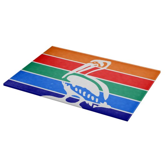 Planche À Découper Tableau de coupe avec Drapeau de Saint-Pétersbourg (Coin)