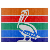 Planche À Découper Tableau de coupe avec Drapeau de Saint-Pétersbourg (Devant)