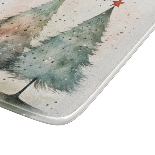 Planche À Découper Tableau de coupe d'arbre, Tableau de coupe d'hiver (Coin)