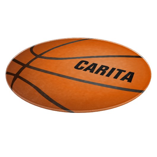 Planche À Découper Tableau de coupe de basket personnalisé (Coin)