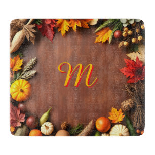 Planche À Découper Tableau de coupe des célébrations d'automne