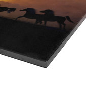 Planche À Découper Tableau de coupe des chevaux sauvages (Coin)