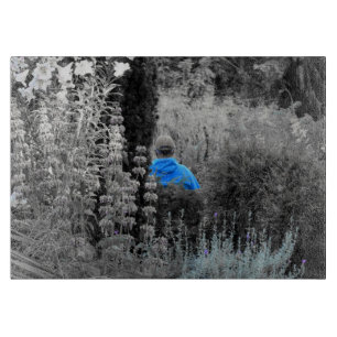 Planche À Découper Tableau de coupe des visiteurs du Jardin bleu séle