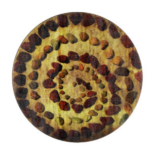 Planche À Découper Tableau de coupe du cercle de Earthy Rock