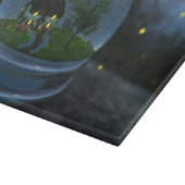 Planche À Découper Tableau de coupe du globe de lucioles (Coin)