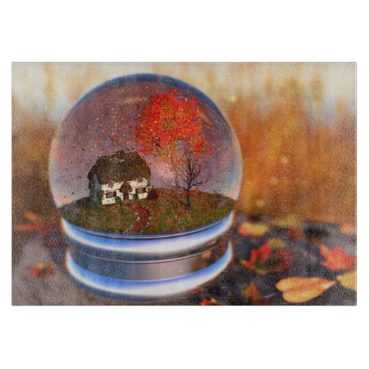 Planche À Découper Tableau de coupe du monde de feuille d'érable (Devant)