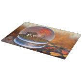 Planche À Découper Tableau de coupe du monde de feuille d'érable (Coin)