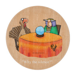 Planche À Découper Tableau de coupe en verre de l'Humour de Thanksgiv