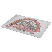 Planche À Découper Tableau de coupe en verre féministe (Coin)