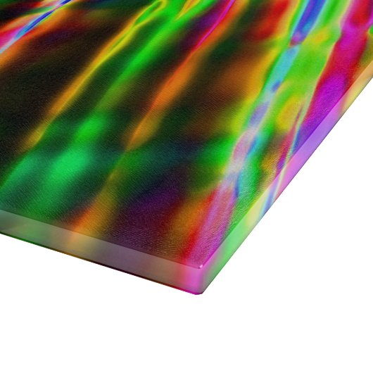 Planche À Découper Tableau de coupe en verre néon (Coin)