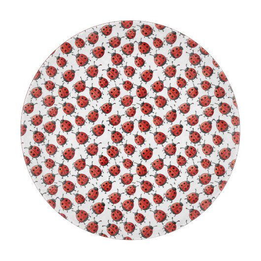 Planche À Découper Tableau de coupe Ladybugs (Devant)
