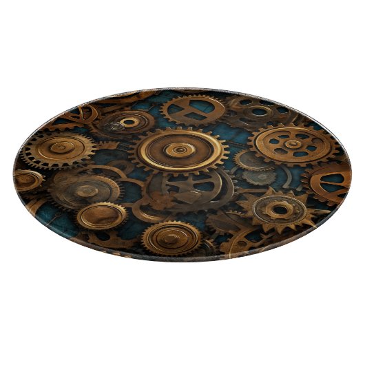 Planche À Découper Tableau de coupe Motif des engrenages (Coin)