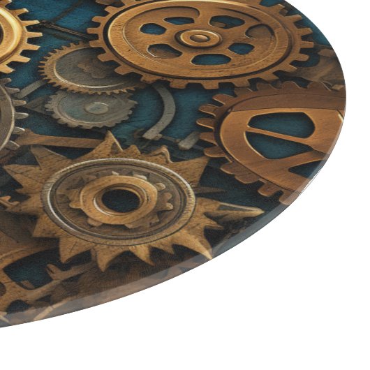 Planche À Découper Tableau de coupe Motif des engrenages (Coin)