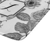 Planche À Découper Tableau de coupe Motif noir et blanc (Coin)