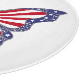 Planche À Découper Tableau de coupe papillon patriotique (Coin)