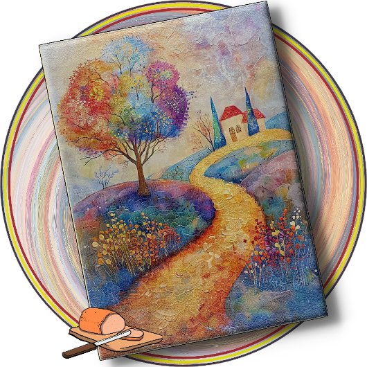 Planche À Découper TABLEAU DE COUPE - Paysage lunaire