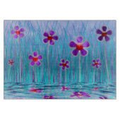 Planche À Découper Tableau de coupe Shy Daisies (Devant)