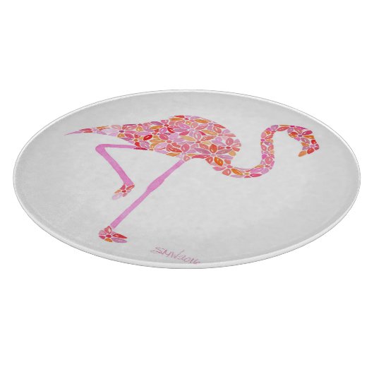 Planche À Découper Tableau de découpage des Flamants roses (Coin)