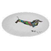Planche À Découper Tableau de découpe avec Dachshund (Coin)
