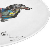Planche À Découper Tableau de découpe avec Dachshund (Coin)