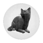 Planche À Découper Tableau de découpe de chats noirs (Devant)